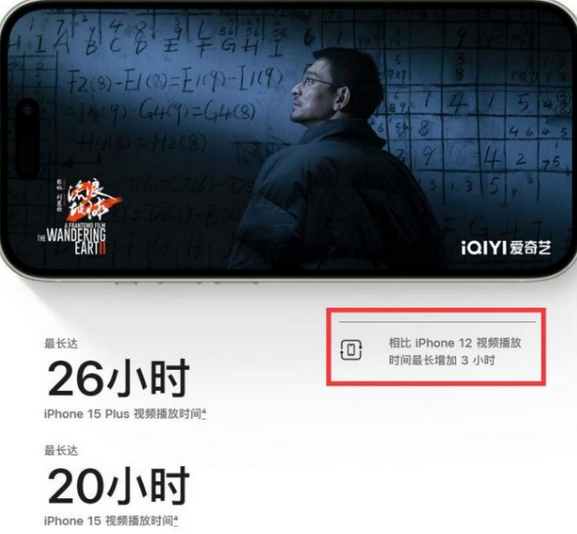 白云苹果15换电池网点分享iPhone15电池容量是多少 