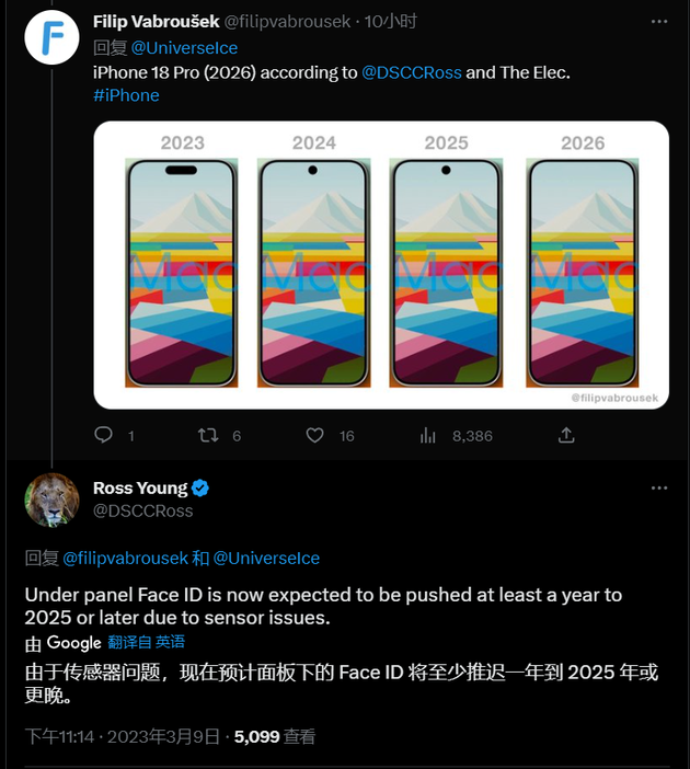 白云苹果手机维修分享:屏下Face ID有什么优势？iPhone何时会有屏下Face ID？ 