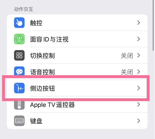 白云苹果14维修店分享iPhone14 Plus侧键双击下载功能关闭方法 